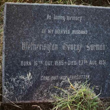 SURMON Wetherington George 1885-1951