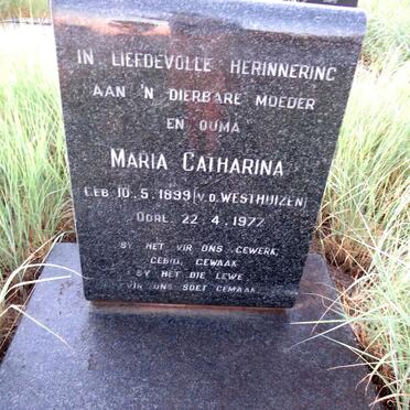 STROEBEL Maria Catharina nee v.d. WESTHUIZEN 1899-1977_2