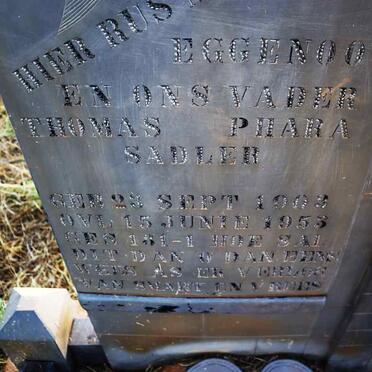 SADLER Thomas Phara 1903-1953