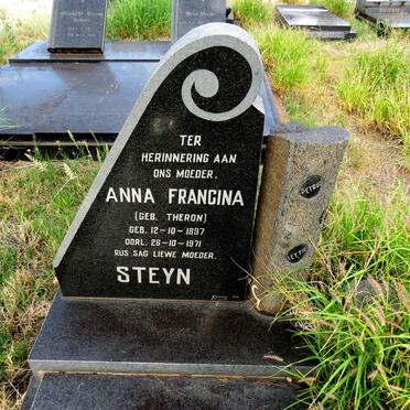 STEYN Anna Francina nee THERON 1897-1971