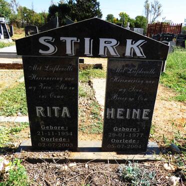 STIRK Rita 1954-2003 :: STIRK Heine 1977-2004 