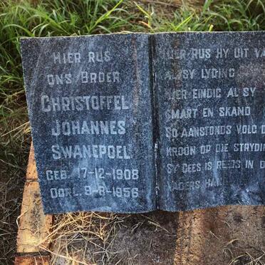 SWANEPOEL Christoffel Johannes 1908-1956