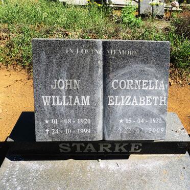 STARKE John William 1920-1999 & Cornelia Elizabeth 1931-2009