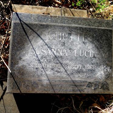 SCHUTTE Susanna Lucia 1878-1968