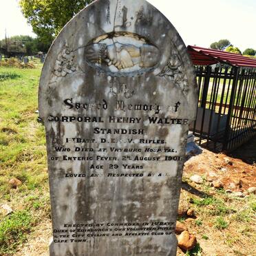 STANDISH Henry Walter -1901