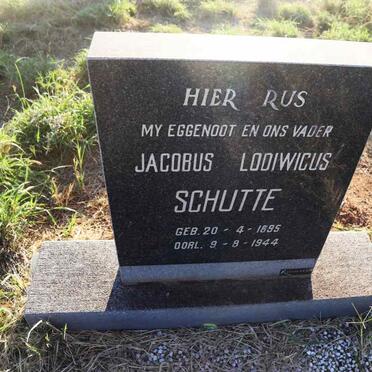 SCHUTTE Jacobus Lodiwicus 1895-1944