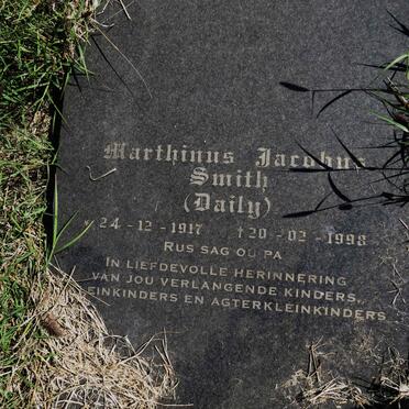 SMITH Marthinus Jacobus 1917-1998