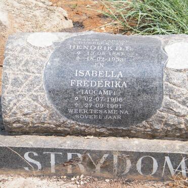 STRYDOM Hendrik D.F. 1887-1953 &amp; Isabella Frederika AUCAMP 1906-1991