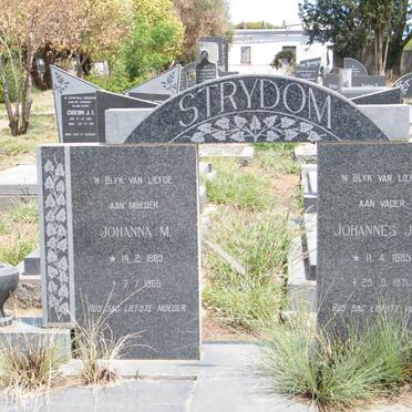 STRYDOM Johannes J.M. 1885-1971 &amp; Johanna M. 1889-1966