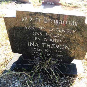 THERON Ina 1949-1985