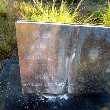 TOIT Michael N., du 188?-1967