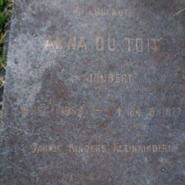 TOIT Anna, du nee JOUBERT 1898-1977