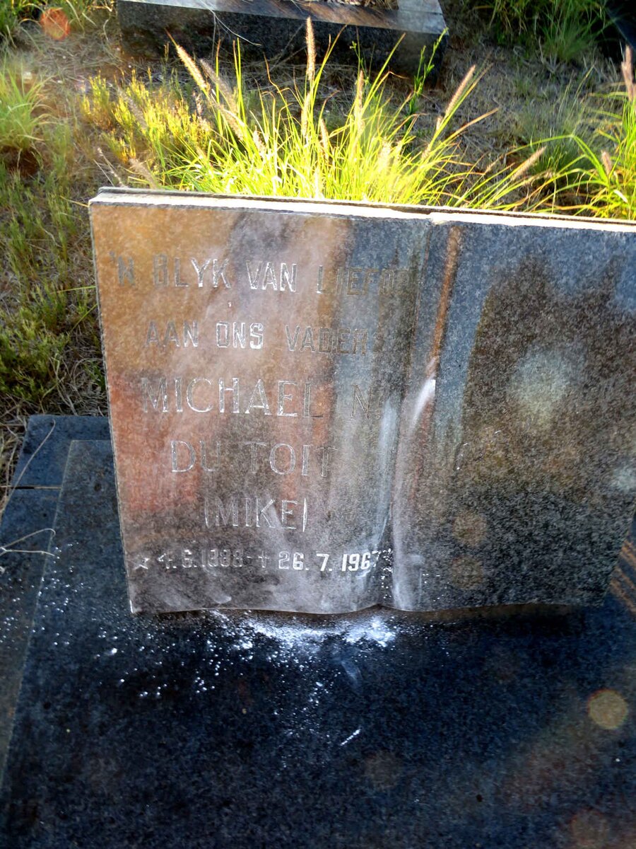 TOIT Michael N., du 188?-1967
