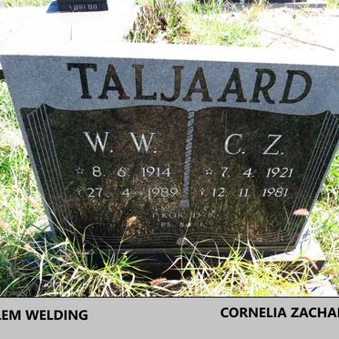 TALJAARD Willem Welding 1914-1989 & Cornelia Zachariah 1921-1981
