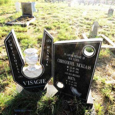 VISAGIE Christoffel Nicklaas 1904-1955 :: VISAGIE Hendrik 1935-1998