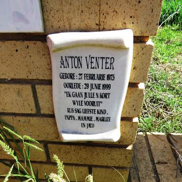 VENTER Anton 1975-1999