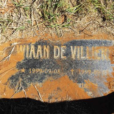 VILLIERS Wiaan, de 1999-1999