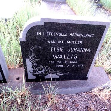 WALLIS Elsie Johanna 1905-1978