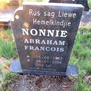 WESTHUIZEN Abraham Francois, van der 1947-2004