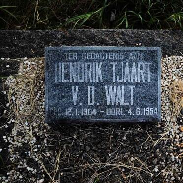 WALT Hendrik Tjaart, v.d. 1904-1954