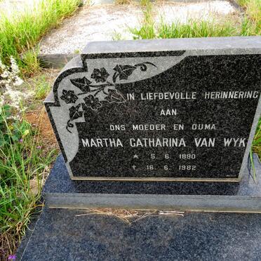 WYK Martha Catharina, van 1890-1982