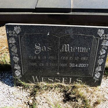 WESSELS Sas 1919-1994 & Miemie 1917-2007