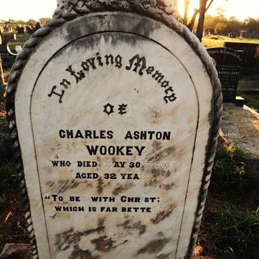 WOOKEY Charles Ashton -1908