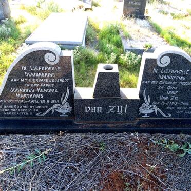 ZYL Johannes Hendrik Marthinus, van 1915-1968 & Issie 1913-1987