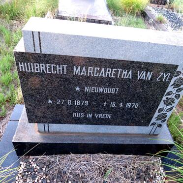 ZYL Huibrecht Margaretha, van nee NIEUWOUDT 1879-1970