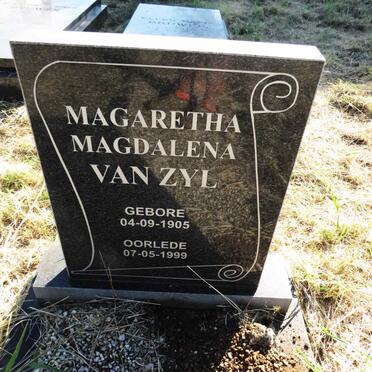 ZYL Magaretha Magdalena, van 1905-1999