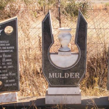 MULDER Wynand Hendrik 1925-2006 &amp; Johanna Helena Jacoba 1932-2001