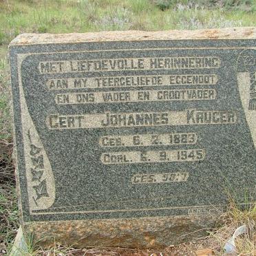 KRUGER Gert Johannes 1883-1945