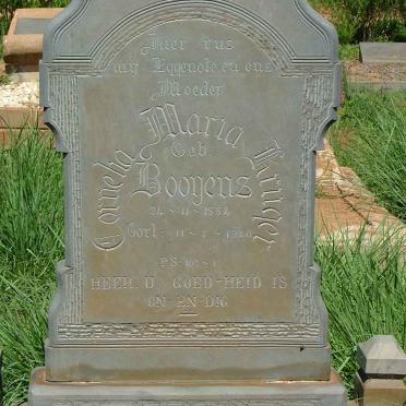 KRUGER Cornelia Maria nee BOOYENS 1882-1940