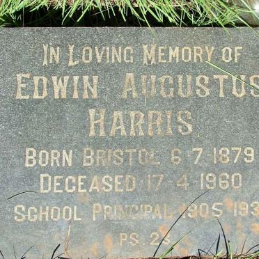 HARRIS Edwin Augustus 1879-1960