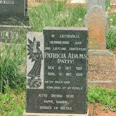 ADAMS Patricia 1952-1959