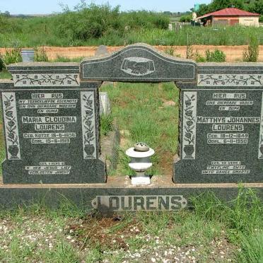 LOURENS Matthys Johannes 1849-1950 &amp; Maria Cloudina KOTZE 1856-1919