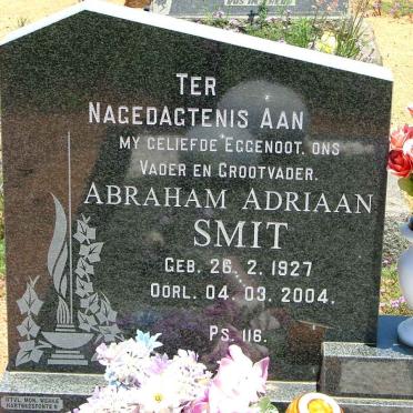 SMIT Abraham Adriaan 1927-2004