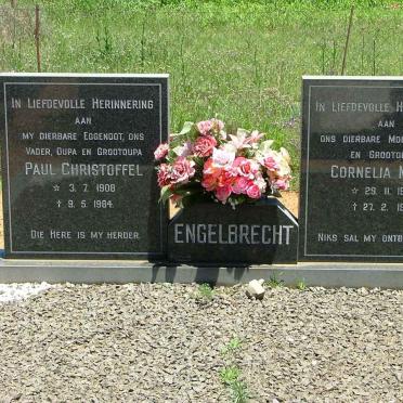 ENGELBRECHT Paul Christoffel 1908-1984 &amp; Cornelia Maria 1907-1991