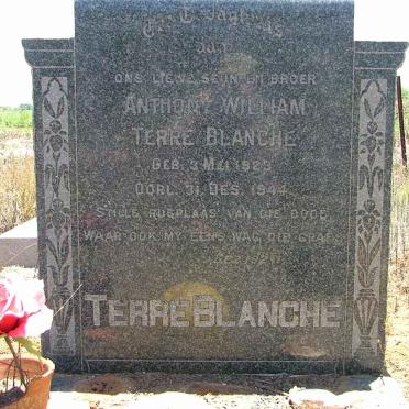 TERREBLANCHE Anthony William 1923-1944