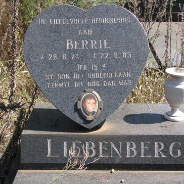 LIEBENBERG Berrie 1974-1985