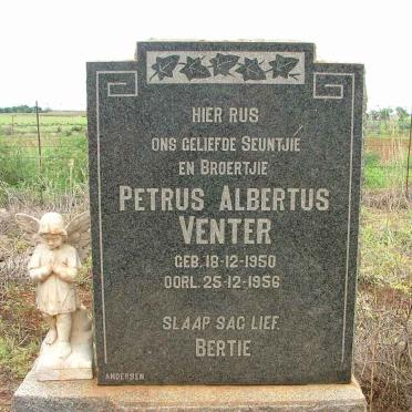 VENTER Petrus Albertus 1950-1956