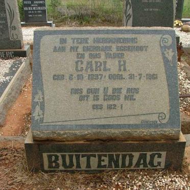 BUITENDAG Carl H. 1897-1961