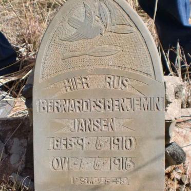 JANSEN Bernardes Benjemin 1910-1916