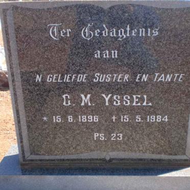 YSSEL G.M. 1896-1984