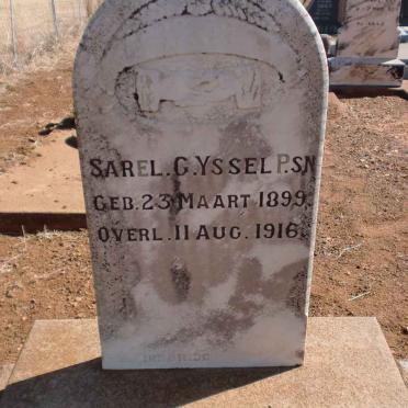 YSSEL Sarel G. 1899-1916