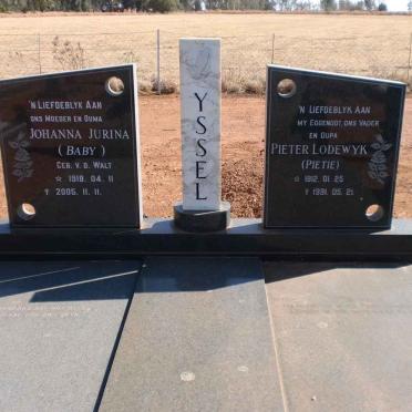 YSSEL Peter Lodewyk 1912-1991 &amp; Johanna Jurina v.d. WALT 1918-2005