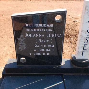 YSSEL Peter Lodewyk 1912-1991 &amp; Johanna Jurina v.d. WALT 1918-2005
