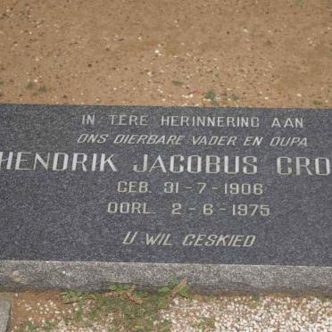 CRONJE Hendrik Jacobus 1906-1975
