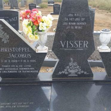 VISSER Christoffel Jacobus 1920-1995