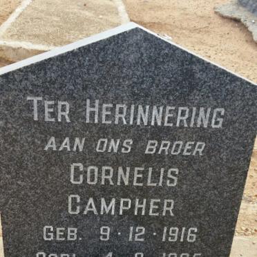 CAMPHER Cornelis 1916-1935